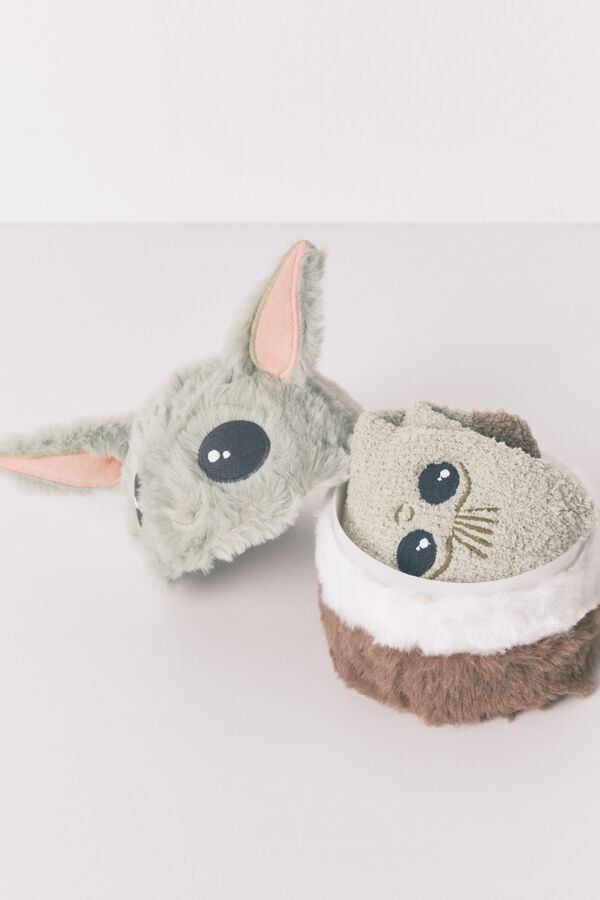 Women'secret Duge čarape sa raznobojni Grogu bojama Print