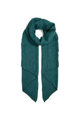 Pieces Bufanda larga asim&eacute;trica azul