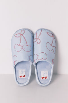 Women'secret Plave sobne papuče sa tre&scaron;njama