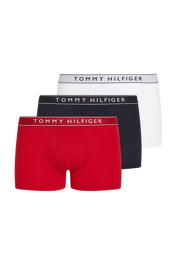Tommy Jeans Pack de 3 Boxers Algod&oacute;n estampado