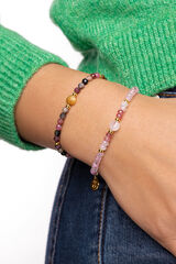 Singularu Pulsera Amulet Rose Quartz Oro amarillo