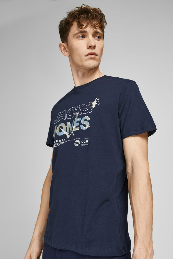 Jack & Jones Short-sleeved T-shirt bleu