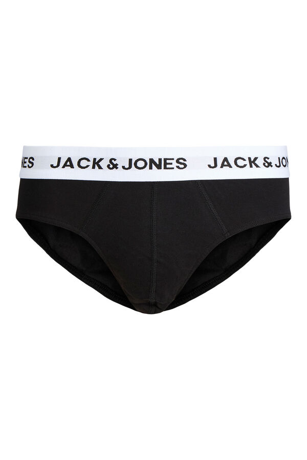 Jack & Jones Pack 3 slips b&aacute;sicos negro