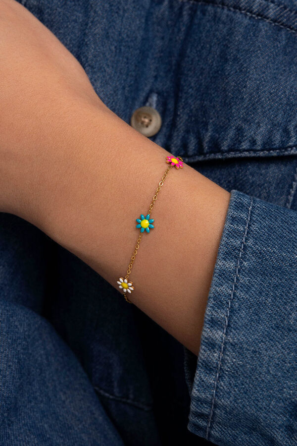Singularu Daisy May Acero Gold Bracelet printed