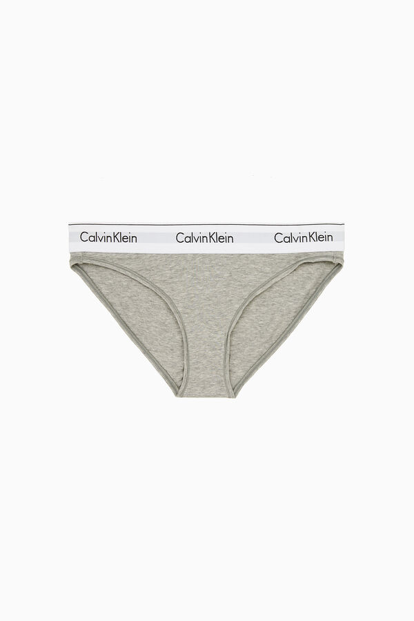 Womensecret Modern Cotton elasticated waist panties szürke