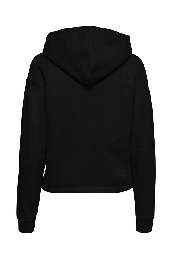 Womensecret Hooded sweatshirt Crna