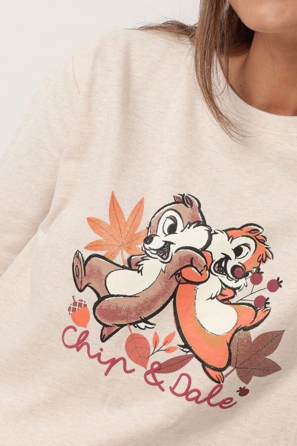 Admas Chip N Dale Plush Pyjamas C brown