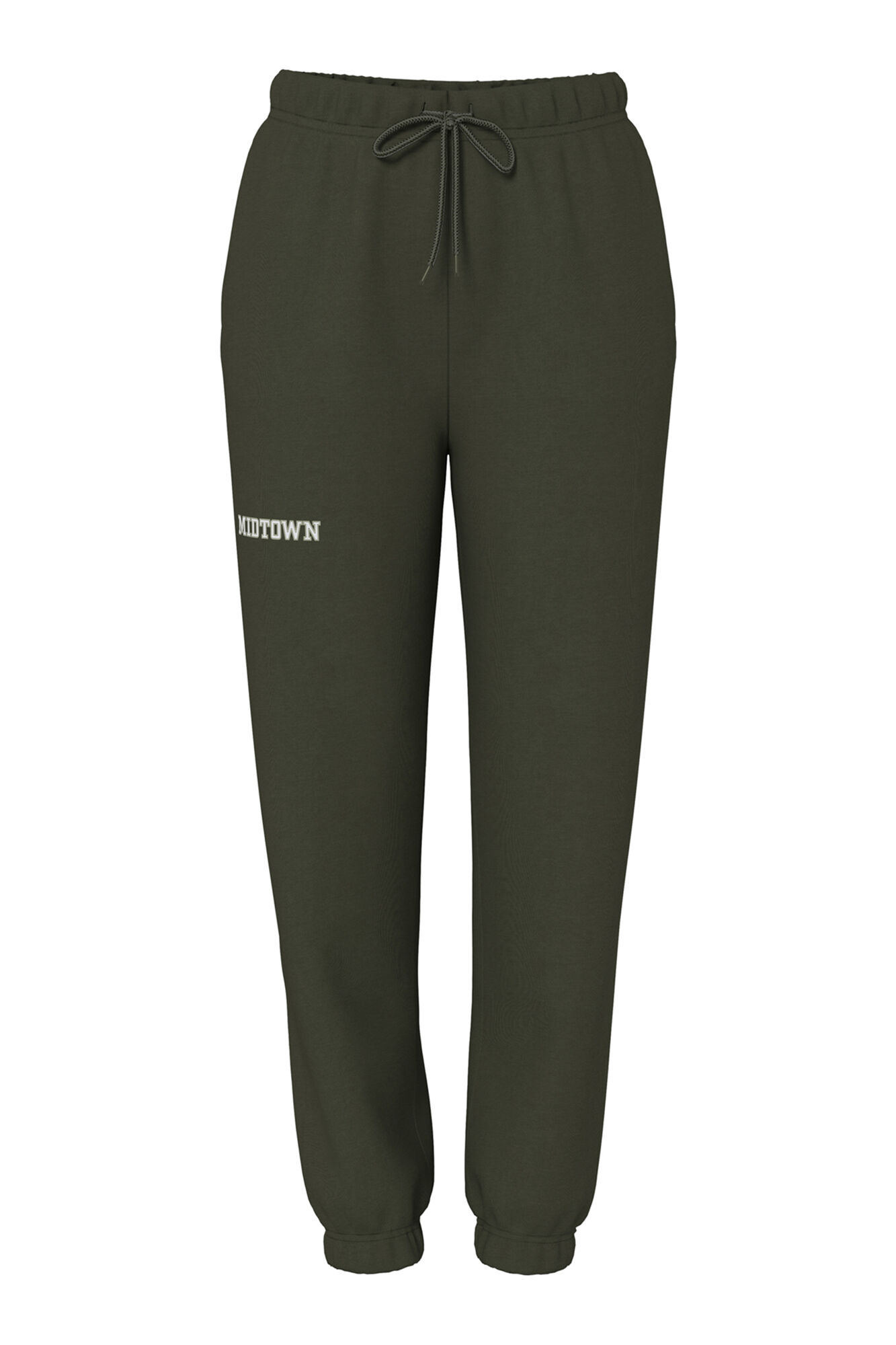 Pieces Cal&ccedil;as de treino casual verde Midtown