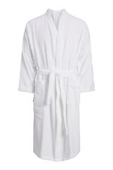 Jack & Jones Albornoz de algod&oacute;n blanco