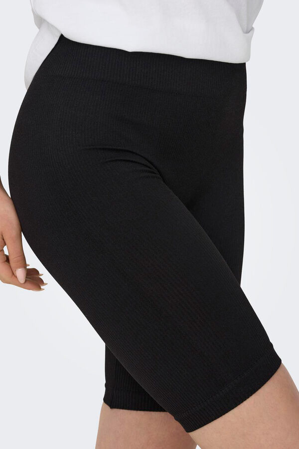 Only Play Legging ciclista seamless negro canal&eacute; negro