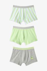 Penti Pack 3 boxers dino rayas estampado
