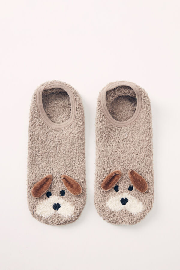 Women'secret Chaussettes invisibles en poils de chien  imprim&eacute;