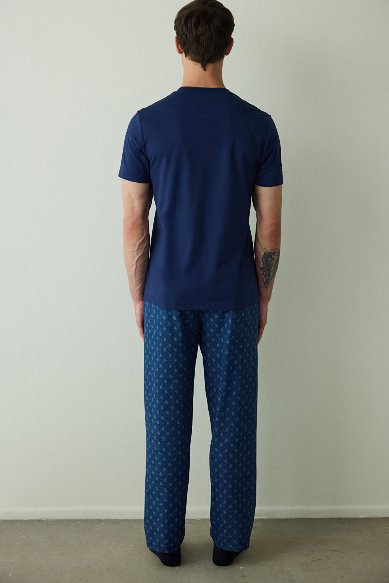 Penti Conjunto de pijama de manga corta de algod&oacute;n "Western" para hombre