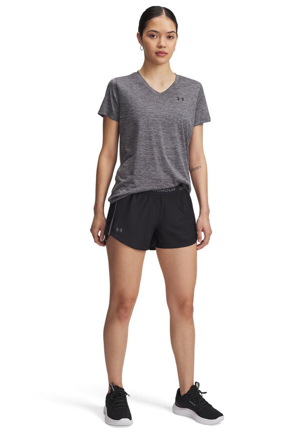 Under Armour Pantal&oacute;n corto deportivo t&eacute;cnico negro