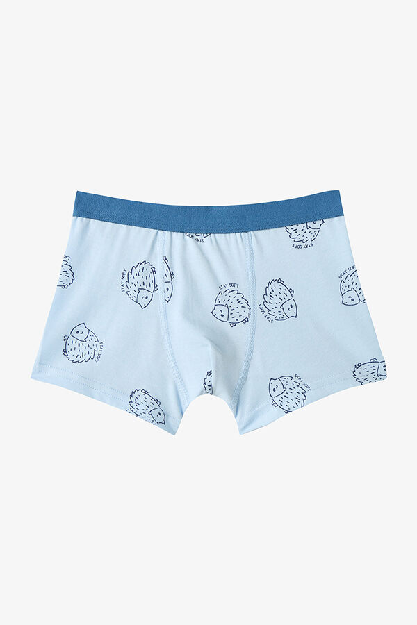 Penti 3 boxers de algod&atilde;o com estampado de ouri&ccedil;o para meninos estampado