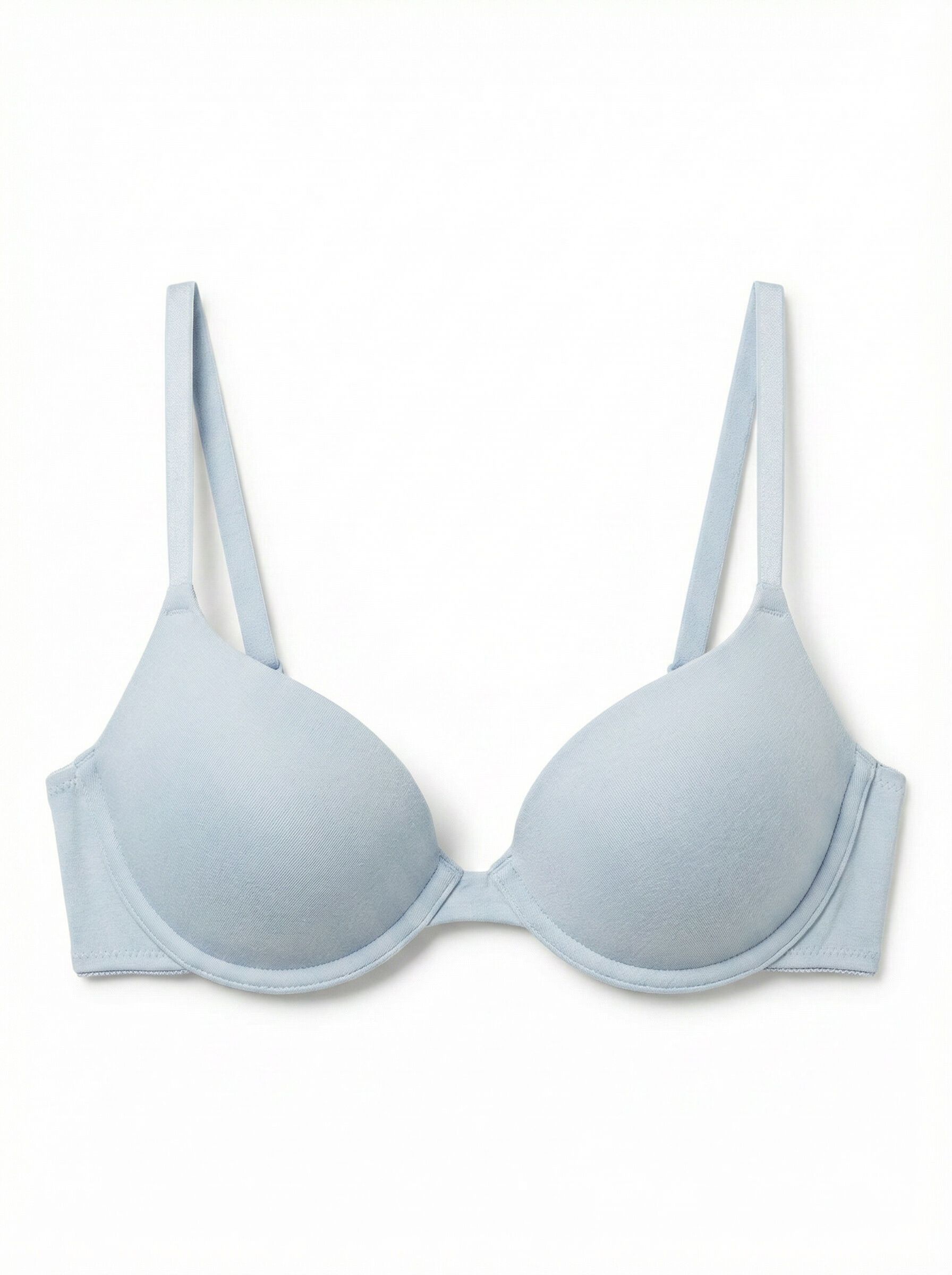 Women'secret Plavi pamučni push-up grudnjak GORGEOUS
