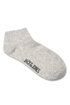 Jack & Jones Calcetines tobilleros gris