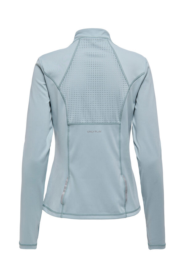 Only Play Sudadera t&eacute;cnica running gris