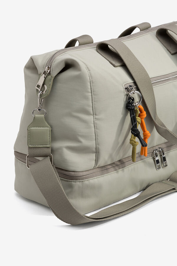 Vilanova Bolso Weekender de Nylon Acolchado kaki