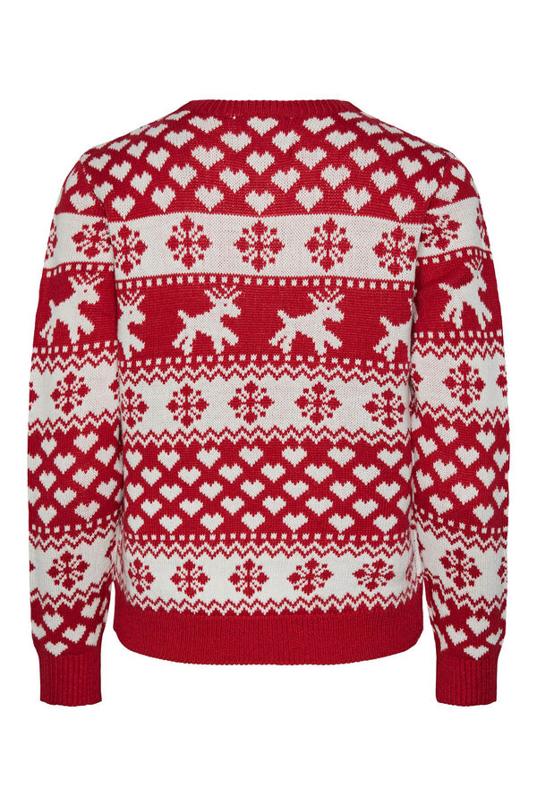 Womensecret Christmas-print jumper. Crvena