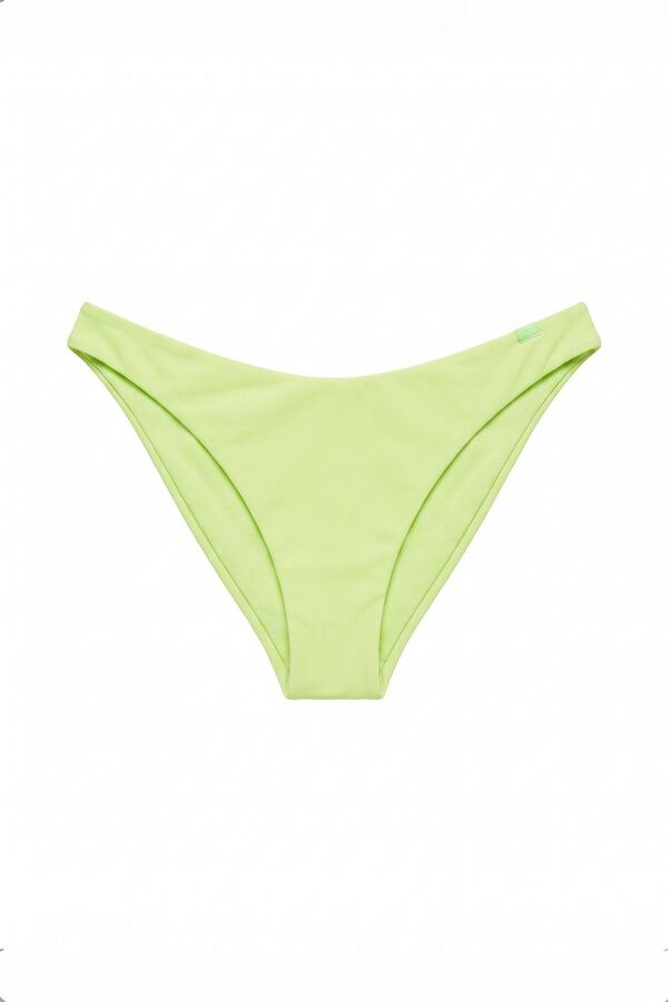 HI&BYE Žuti brazilski donji deo bikinija Print