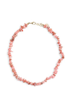 Pieces Colar de pedras rosa