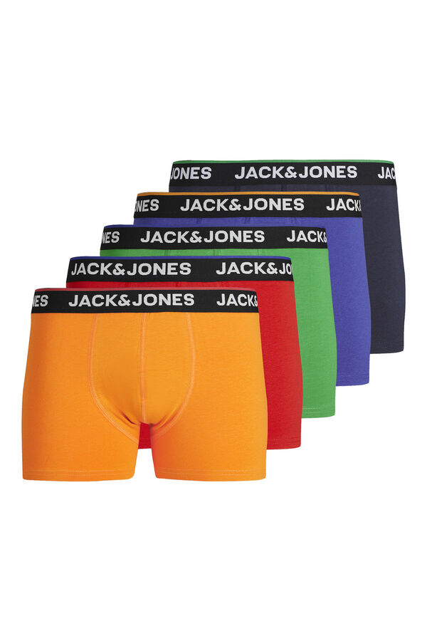 Jack & Jones 5-pack cotton boxers burgundy