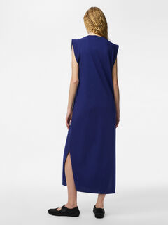 Pieces Vestido midi manga cava