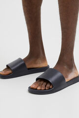 Jack & Jones Chanclas pala de hombre negro