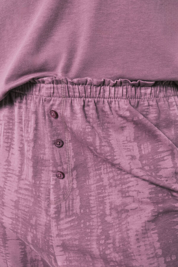 Women'secret Zapatillas casa Snoopy moradas morado/lila