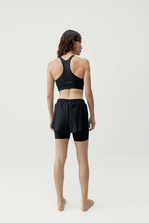Born Living Yoga Sujetador top deportivo Bikila negro negro