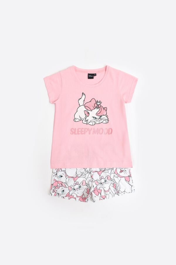 Admas Pijama corto Marie Aristogatos rosa