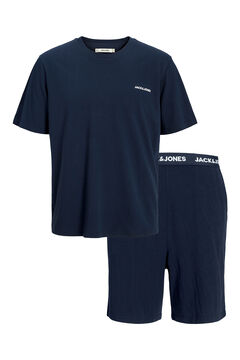 Jack & Jones Conjunto de pijama curto masculino azul