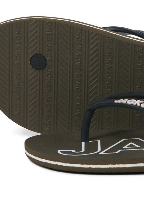 Jack & Jones Chanclas tipo flip-flop logo verde