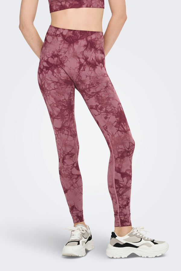 Only Play Seamless tie dye sports leggings pink