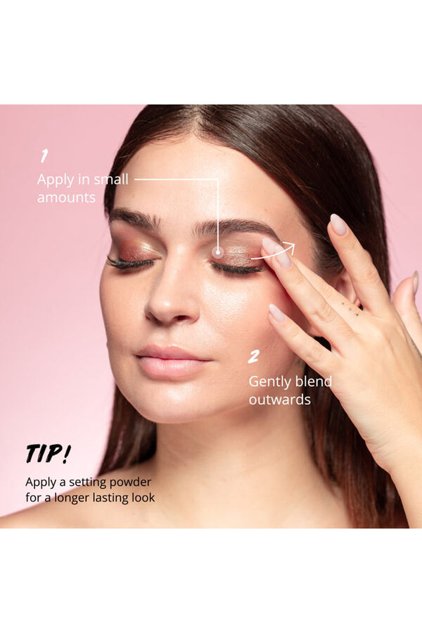 Freshly Cosmetics Sombra de olhos em creme Temptation branco