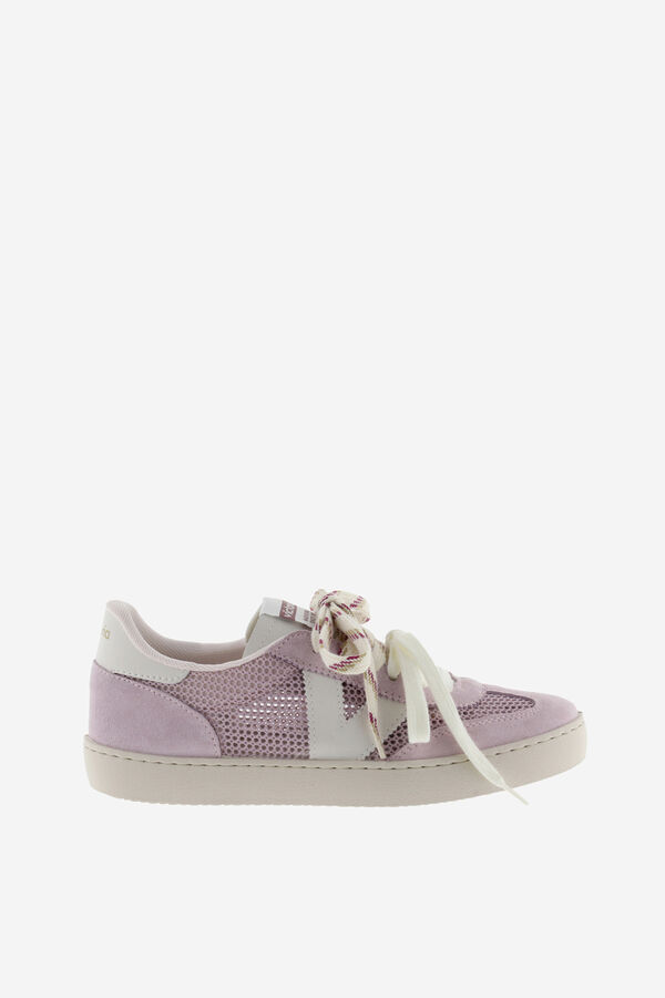 Victoria Zapatillas tipo malla piezas serraje morado/lila