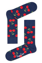 Happy Socks Calcetin Cereza blue