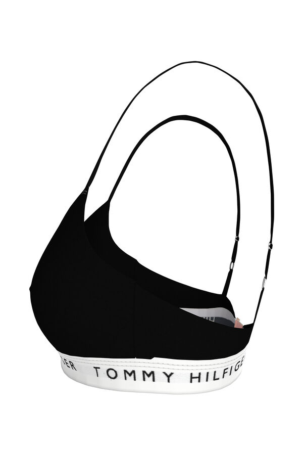Tommy Jeans Suti&atilde; esportivo sem aro preto