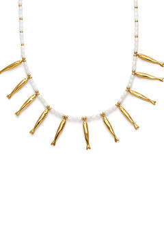 Singularu Collar Costa Acero Ba&ntilde;o Oro