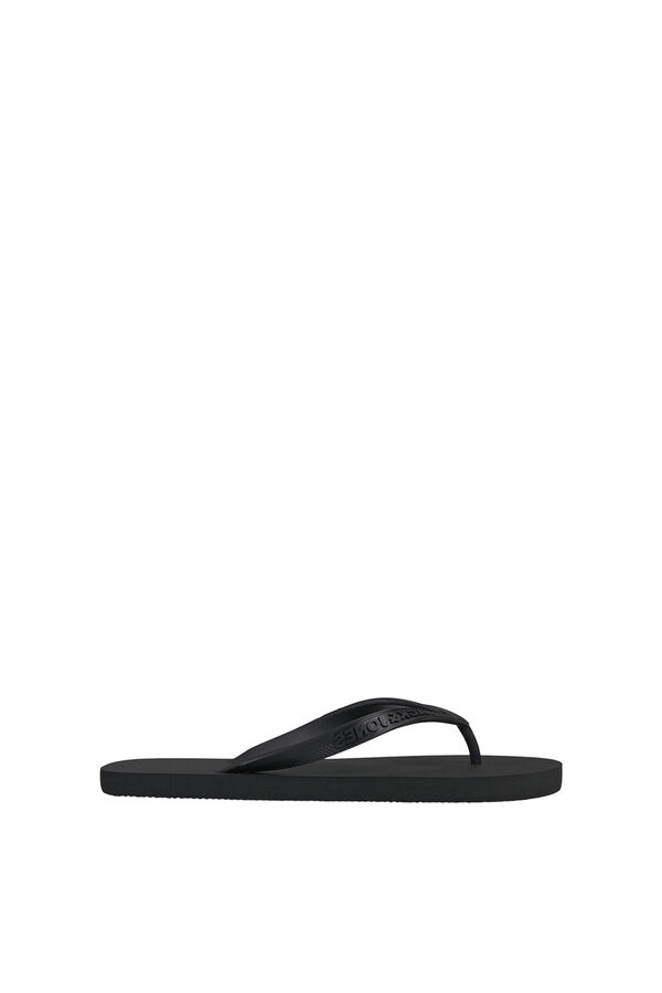 Jack & Jones Chanclas tipo flip-flop logo negro