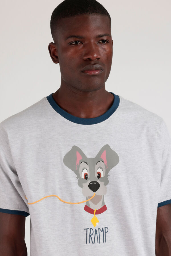 Admas Pijama corto La Dama y el Vagabundo Disney azul