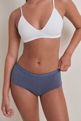 HI&BYE Paket od 2 plavo-bele gaće Print