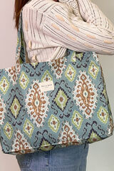 De La Mur Bolsa rectangular Taki estampado