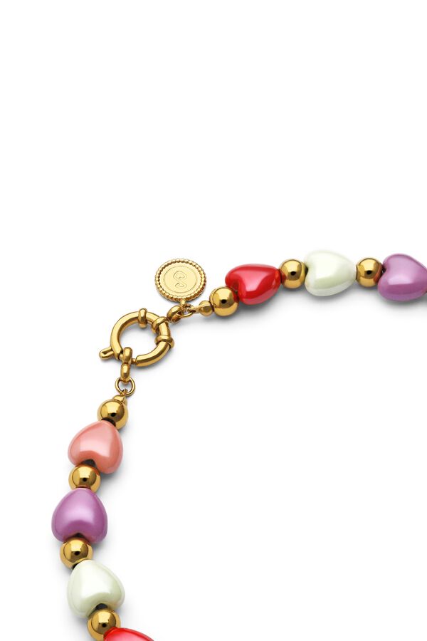 Singularu Collar l'Amour Paris Acero B.Oro  amarillo