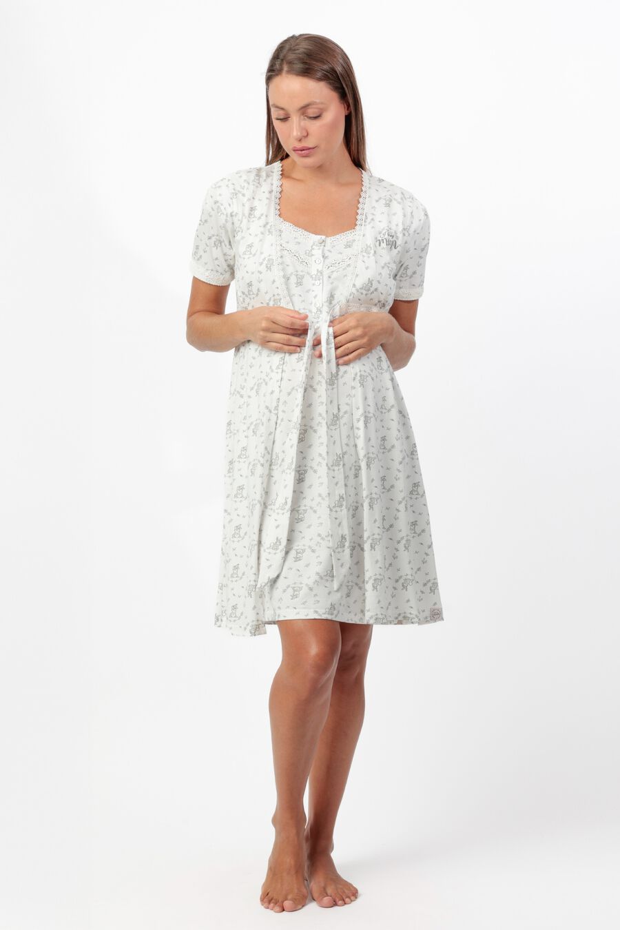 Bata corta maternity Bambi tambor