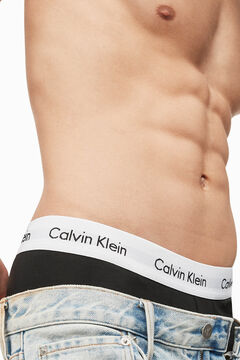 Womensecret Pack de 3 Boxers de algodón con cinturilla de Calvin Klein negro