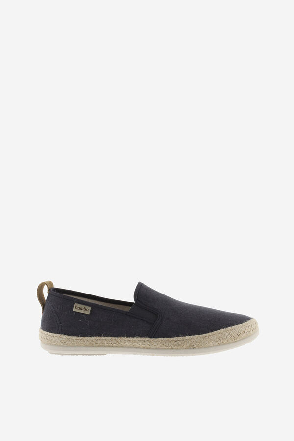 Victoria Cotton canvas washed espadrilles blue