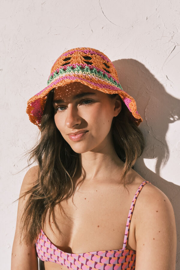 Women'secret Raznobojni heklani bucket &scaron;e&scaron;ir Print
