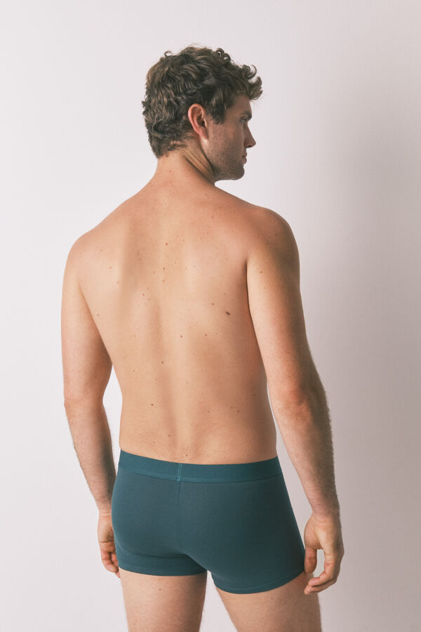 Women'secret Paket od 2 obične zelene bokserke Zelena